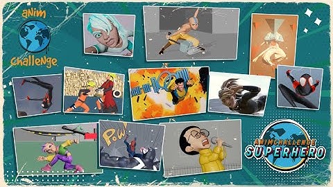 Superhero AnimChallenge Best-Of Animation Compilation! 💥
