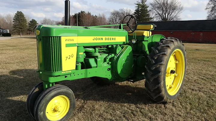 The Melvin Dailey Collection ONLINE Auction - Lot # 1 - 1957 John Deere 720 Diesel w/ Power Steering