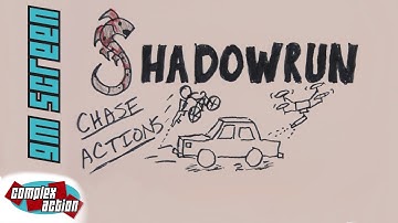 Chase Combat Actions - GM Screen - Shadowrun 5th Edition