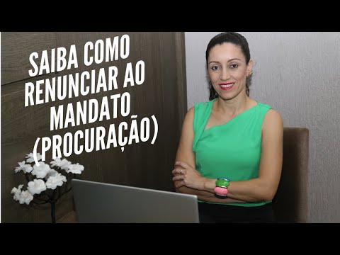 Vídeo: Como Renunciar Adequadamente Por Sua Própria Vontade Em