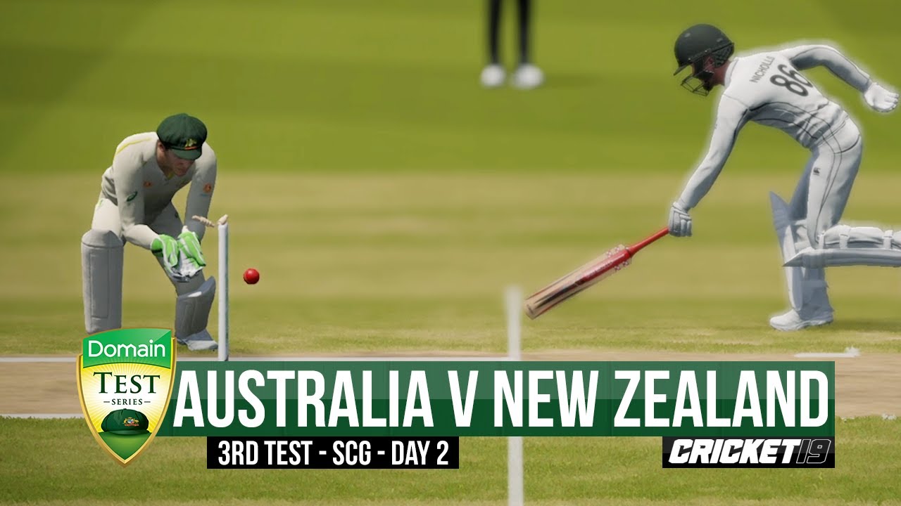 Australia v New Zealand - Sydney Test | Day 2 Highlights - Cricket 19 ...