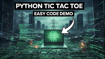 TIC TAC TOE in the python | ASMR PROGRAMMING | NO TALKING
