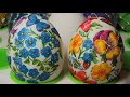 Мастер класс: Пасхальные яйца (декупаж). Decoupage. Easter eggs.