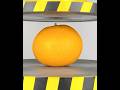 Best crushing video Hydraulic press vs candy orange experiment press oddly cutting video #shorts