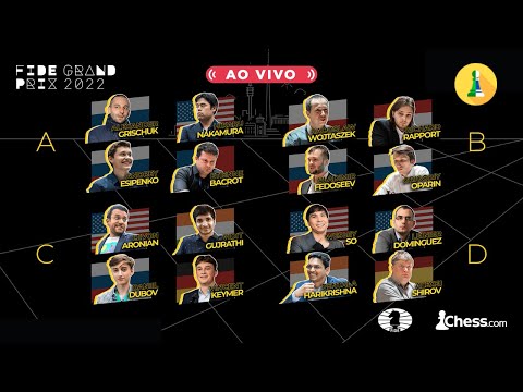 Grand Prix da FIDE 2022 - Semifinais: Vitórias brilhantes para Aronian e  Nakamura 