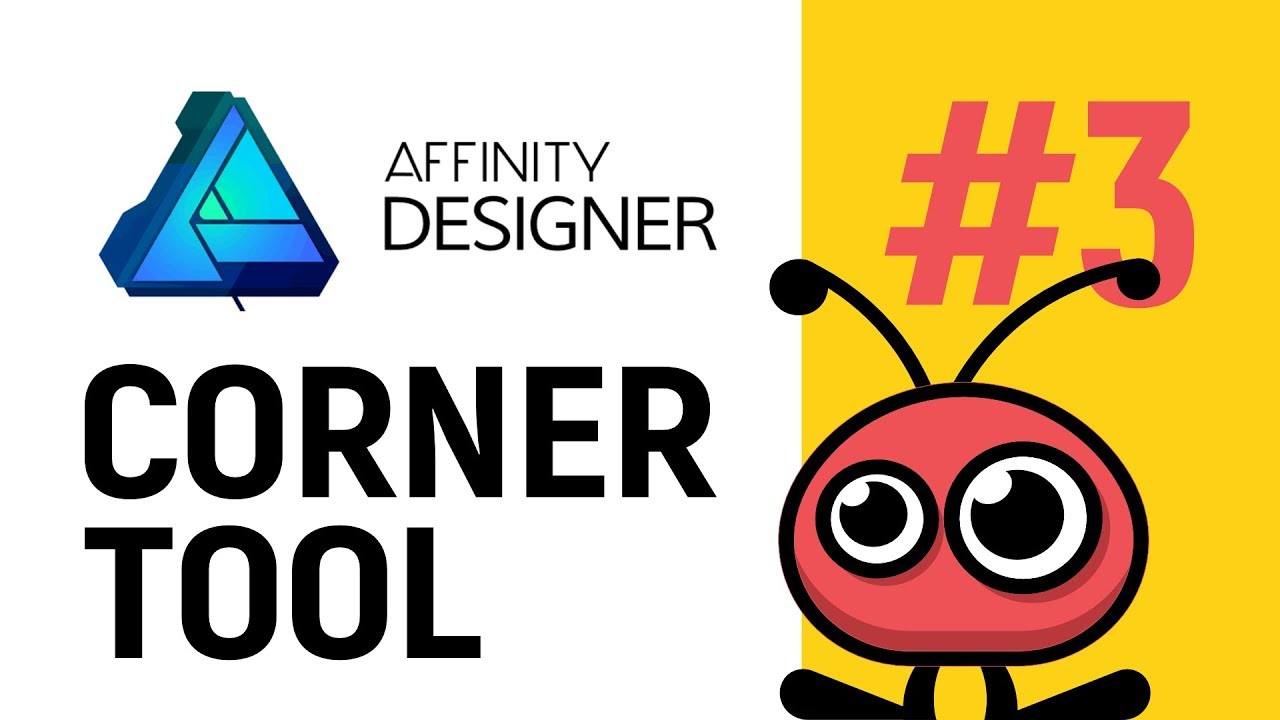 Affinity Designer Tutorial #3  |  Corner Tool  | Graphic design tutorials in hindi - YouTube