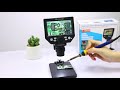 Koolertron 43 inch lcd digital usb microscope8mp 11000x magnification