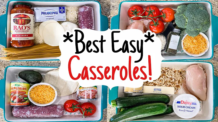 5 OF THE BEST QUICK & EASY CASSEROLE RECIPES | TAS...