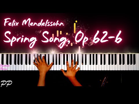 🎵 Felix Mendelssohn - Spring Song, Op.62-6 | Bright & Joyful Piano for Relaxation & Study