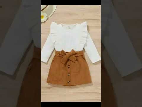 احدث فساتين شتاء  للاطفال