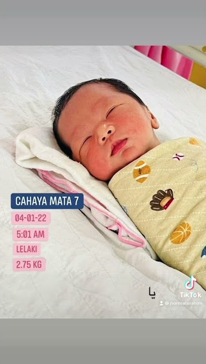 Anak lelaki Tuan Ariq Mikhail Bin Tuan Yusof. Cahaya Mata ke-7 🥰.