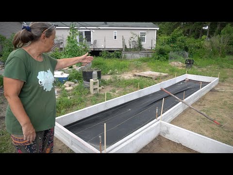 BUILDING RAISED BEDS THAT LAST FOREVER?? // The Process Behind Building Cement Raised Beds!