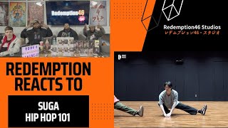 SUGA Takes Hip Hop Dance 101 - BTS (방탄소년단) (Redemption Reacts)