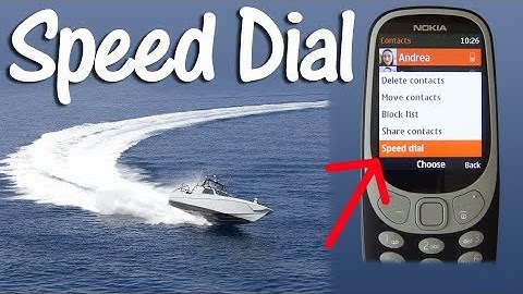 Nokia 3310 2017 2G How to Speed Dial