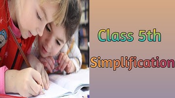 Class 5th maths simplification ( BODMAS Rule)