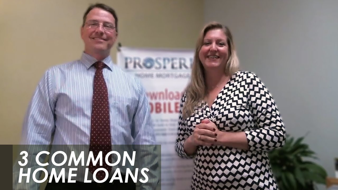 Northern Virginia Real Estate 3 Most Common Home Loans YouTube