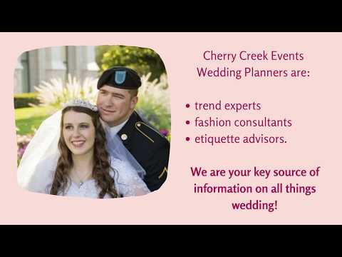 What to Expect working with Cherry Creek Events