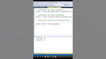 Limitar la cantidad de registros mostrados usando TOP en SQL Server #sqlserver #windows #basededatos