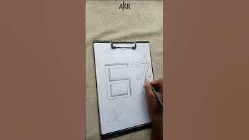 3D Number sketch 67 ll day 69 challenges of 365 days