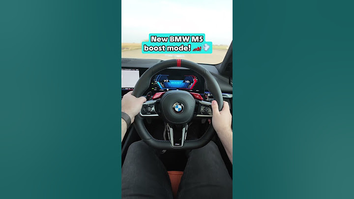 New BMW M5 boost mode! 🏎️💨