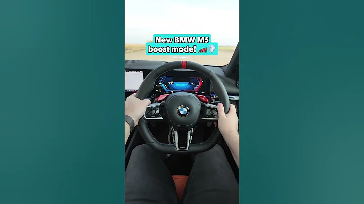 New BMW M5 boost mode! 🏎️💨