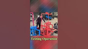 2-45 Direct Push Mobile Block Making Machine(Diesel Engine Version) #concreteblockmachine