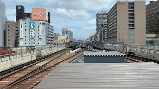 大阪メトロ御堂筋線30000系　新大阪駅入線・発車シーン