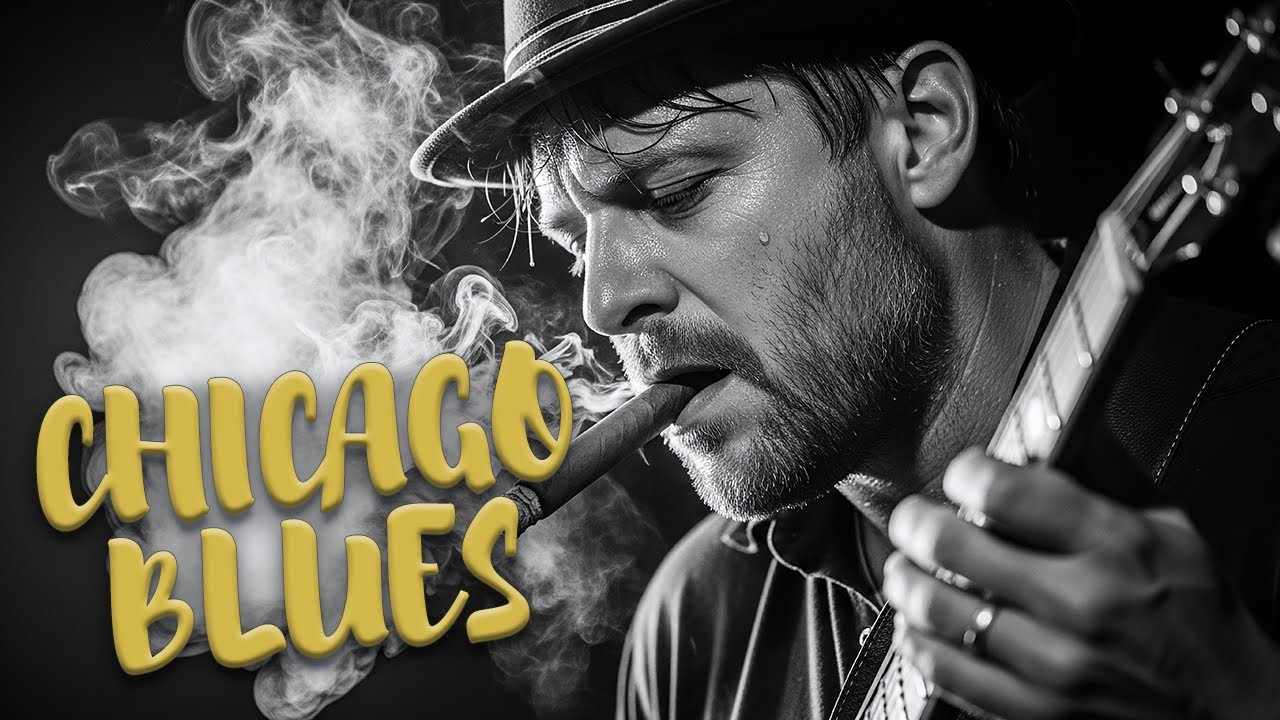 Midnight Chicago Blues – Relaxing Slow Guitar for Whiskey Nights