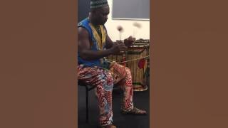 Master Drummer Tuza demonstrating the African Aslatua Shakers Amazing Video