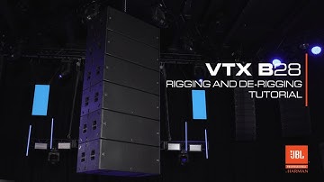 JBL VTX B28 Rigging and De-Rigging Tutorial