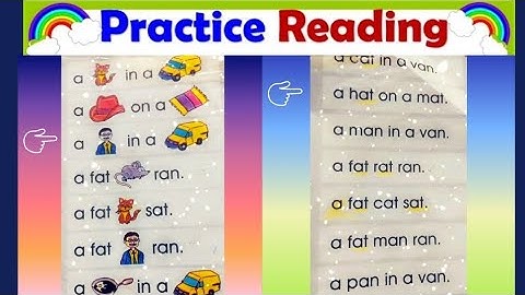 PRACTICE READING SENTENCES / PART 1/IMPROVE YOUR READING & VOCABULARY|PHONICS