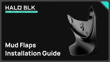 HALOBLK Model Y Mud Flap Installation Instruction