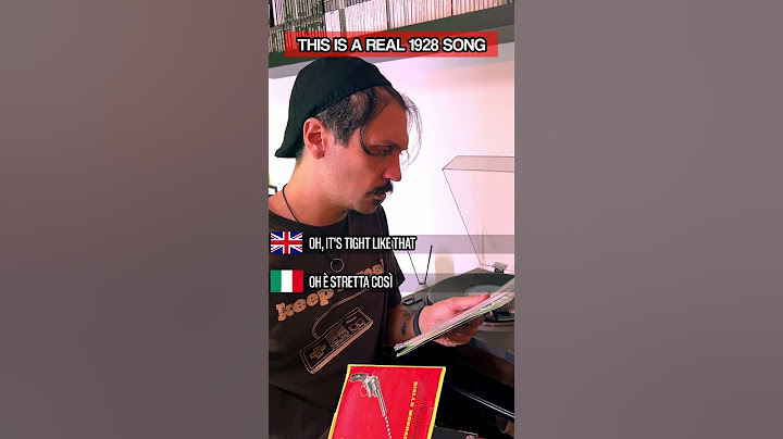 😳 Questa è una vera canzone del 1928
