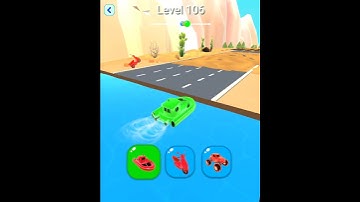 Shape-shifting 2 Funny Race All Levels Gameplay Walkthrough Master Level #106 BeamNG.drive #Shorts