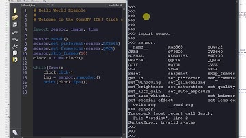 OpenMV IDE & Generic MicroPython Board Support