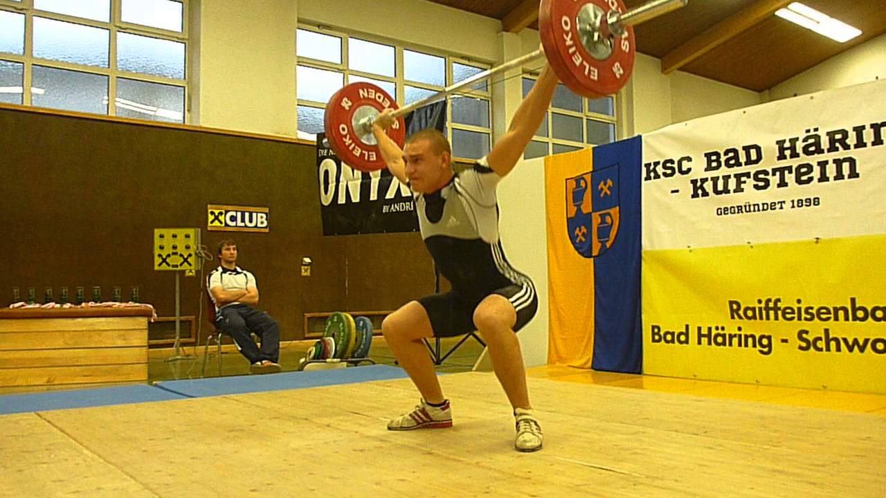 Andreas Unterladstätter 75kg Reißen YouTube Andreas Unterladstätter 75kg Reißen YouTube