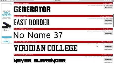 Installing Fonts from Dafont for Mac Users Tutorial