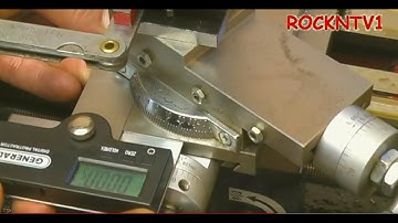 LATHE Setting COMPOUND SLIDE tool angles Digital Protractor
