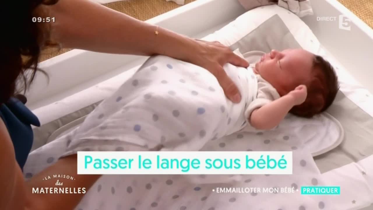 Comment emmailloter mon bébé - La Maison des Maternelles 