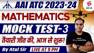 AAI ATC Maths Lecture 2023 | AAI ATC Maths Mock Test-3 | AAI ATC Maths Playlist |AAI ATC By Atul Sir screenshot 2