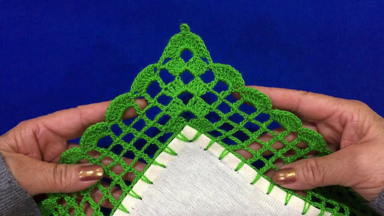 🙏🧶 PUNTILLA 200 🌈ORILLA FACIL DE  VUELTAS