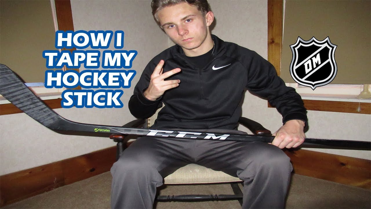 How to Tape a Hockey Stick (Blade & Handle) - Gaimday