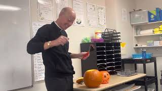 The Pumpkin Patch Parable and Second Grade Pumpkin Carving