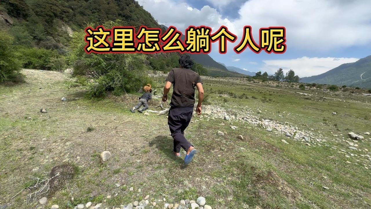 希望这位小姐姐的家人早点把她接回去 #徒步西藏