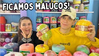FICAMOS MALUCOS E COMPRAMOS MUITO BARBANTE DIRETO DE FÁBRICA!🤪+Super rifa de barbantes MARAVILHOSA!
