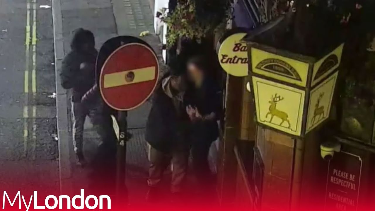 Shocking London CCTV shows robbers snatching watches after pretending ...