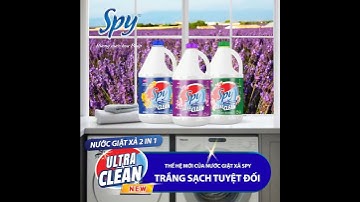 Nước giặt xả SPY ULTRA CLEAN MỚI