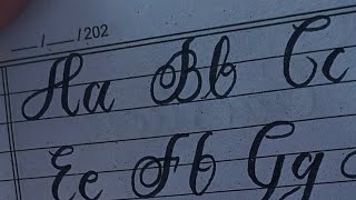 How to write capital & small English alphabet letters with marker 605 |Handwriting| Calligraphy