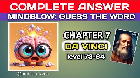 Mindblow: Chapter 7 answers, lvl 73-84 answers @brainitquizzes  #mindblown