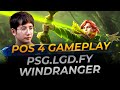 PSG.LGD.fy Windranger Support | Full Gameplay Dota 2 Replay